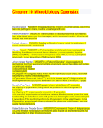 Chapter 10 Microbiology Openstax