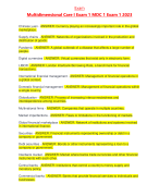 Exam Multidimensional Care I Exam 1 MDC 1 Exam 1 2023