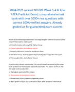 2024-2025 newest NR 603 Week 1-4 & final APEA Predictor Exam| comprehensive test bank with over 1000+ real questions with correct 100% verified answers. Already graded a+ for guaranteed exam success 