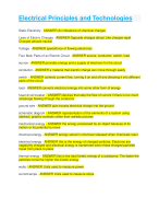 Electrical Principles and Technologies