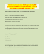 NR509 FINAL EXAM 2022/2023 Advanced Physical Assessment Questions and answers graded A+ 3P’s EXAM