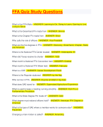 FFA Quiz Study Questions