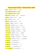  First year physic chapter 1 