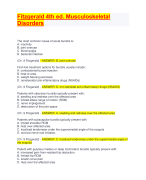 Fitzgerald 4th ed. Musculoskeletal Disorders