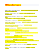 FMS acute dyspnea