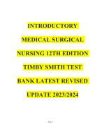 ATI PN Med Surg Proctored Exam 2023-2024 NURSING PN GRADED A+