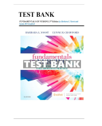 Test Bank for Fundamentals of Nursing The Art and Science of Person-Centered Care 10th Edition By Carol R Taylor Pamela Lynn Jennifer Bartlett (2023/2024) | Chapter 1-47 | Complete Questions and Verified Answers A+