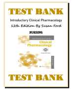 Test Bank For Clayton’s Basic Pharmacology for Nurses 19th Edition  By Michelle J. Willihnganz | Samuel L. Gurevitz |Bruce Clayton  Complete 