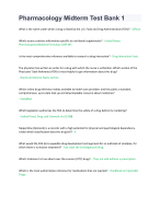 TEST BANK FOR:Advanced Pharmacology for Prescribers 1st Edition Luu Kayingo Test Bank