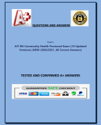 ATI Comprehensive Exit Exam