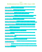 Exam Multidimensional Care I Exam 1 MDC 1 Exam 1 2023