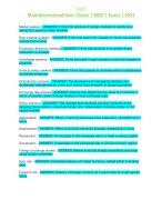 Exam Multidimensional Care I Exam 1 MDC 1 Exam 1 2023