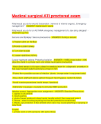 Medical surgical ATI proctored exam