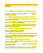 OpenStax Microbiology Test Bank All Chapters ( Updated 2023/2024