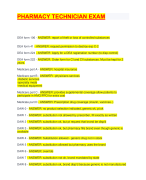 PHARMACY TECHNICIAN EXAM