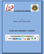 MN 551 Pharmacology Unit 7 Quiz