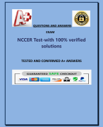 NCCER Test-with 100% verified  solutions