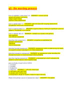 q1- the nursing process