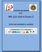 NR 222 Unit 6 Exam 2