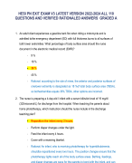 NEW CBPACTUAL EXAM2 –QUESTIONS & 100% CORRECT ANSWER