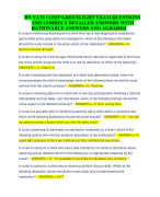 RN VATI COMP GREENLIGHT EXAM QUESTIONS  AND CORRECT DETAILED ANSWERS WITH  RATIONABLE ANSWERS AND AGRADED A nurse is reinforcing teaching with a client who has a new diagnosis of myastheni