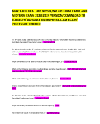 A PACKAGE DEAL FOR NR599 /NR 599 FINAL EXAM AND  MIDTERM EXAM 2023-2024 VERSION/DOWNLOAD TO  SCORE A+/ ADVANCE PATHOPHYSIOLOGY EXAM/  PROFESSOR VERIFIED