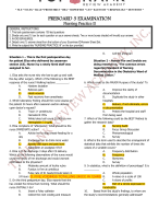 PREBOARD 3 EXAMINATION  Nursing Practice II 2024|2025