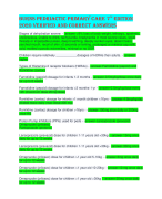 BURNS PEDRIACTIC PRIMARY CARE 7THEDITION  2020 VERIFIED AND CORRECT ANSWERS