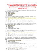 ATI HEALTH ASSESSMENT FINAL EXAM TEST BANK QUESTIONS AND ANSWERS 2024 (CORRECT ANSWERS) |AGRADE.