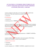 ATI RN COMPREHENSIVE PREDICTOR RETAKE WITH COMBINED PAST YEARS A+ ASSURRED QUESTIONS AND ANSWERS WITH OVER 200 Q. BRAND NEW!!!