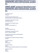 TNCC Trauma Nursing Core Course 18th Edition ENA Test Bank Graded A+ pass