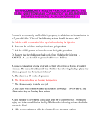 ATI RN COMPREHENSIVE PREDICTOR RETAKE WITH COMBINED PAST YEARS A+ ASSURRED QUESTIONS AND ANSWERS WITH OVER 200 Q. BRAND NEW!!!