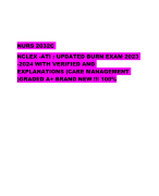 ATI RN COMPREHENSIVE PREDICTOR RETAKE WITH COMBINED PAST YEARS A+ ASSURRED QUESTIONS AND ANSWERS WITH OVER 200 Q. BRAND NEW!!!