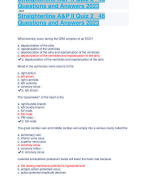 Straighterline A&P II Quiz 2   46 Questions and Answers 2023