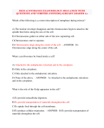 HESI A2 ENTRANCE EXAM BIOLOGY 2024 LATEST WITH QUESTIONS AND VERIFIED ANSWERS| ALREADY GRADED A+