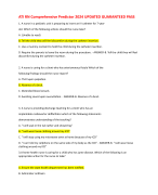 NUR 1211 Medical Surgical Exam 2- Questions and Answers 2024 UPDATE GUARANTEED TO PASS