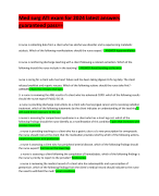 Nursing Theory Exam For 2024 update with correct answers  graded A+