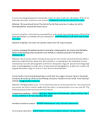 NUR 1211 Medical Surgical Exam 2- Questions and Answers 2024 UPDATE GUARANTEED TO PASS