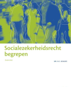 Uitgebreide leerdoelen Socialezekerheidsrecht K7