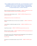 TEXAS IRRIGATOR LICENSE 2024 | ACCURATE REAL EXAM  VERSIONS WITH ACTUAL QUESTIONS AND DETAILED  ANSWERS AND A STUDY GUIDE | EXPERT VERIFIED FOR  GUARANTEED PASS | LATEST UPDATE