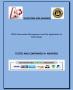 WGU Information Management and the Application of Technology - C468 Verified Study Guide