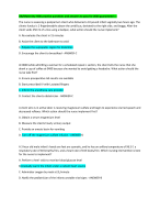 OB/Maternity HESI practice questions and answers to pass for 2024 guaranteed ==