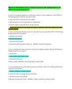 Nursing Exam 1 Nursing: History, theories, and process. CORRECT QUSTIONS AND ANSWERS FOR 2024 GRADED A+