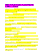 NR503 FINAL EXAM 2024FLASHCARDWITH  CORRECT ANSWERS