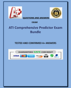 ATI Comprehensive Predictor Exam  Bundle