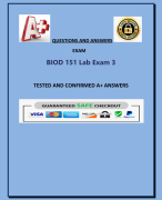 BIOS 242 FUNDAMENTALS OF  MICROBIOLOGY WITH LAB REVIEW  EXAM 3 Q & A SPRING 2023