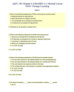 2023 BIOD 151 ANATOMY AND PHYSIOLOGY 1 PORTAGE LEARNING ALL EXAMS.pdf 100% COMPLETE .GRADED A+