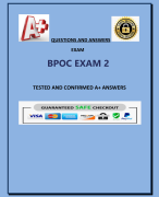 ANS - Exam 1 Questions & Answers  2024/2025