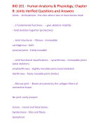 Bio 201 Anatomy, Final Exam Practice, Muscular System- Gross Anatomy verified questions and answers