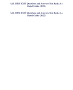ATI EXIT EXAM CORRECT AND VERIFIED STUDY GUIDE LATEST  UPDATED 2022